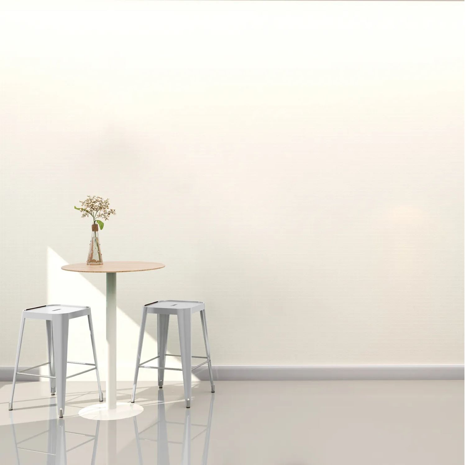 ZOCALO ATRIM EPSILON CLASSIC PLATA 15x70 1C