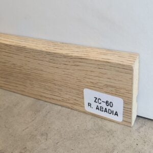 Zócalo MDF FOLIADO ZC60 ABADIA - 60mm