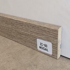 Zócalo MDF FOLIADO ZC60 NOGAL - 60mm